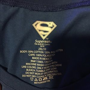 Superman shirt with cape